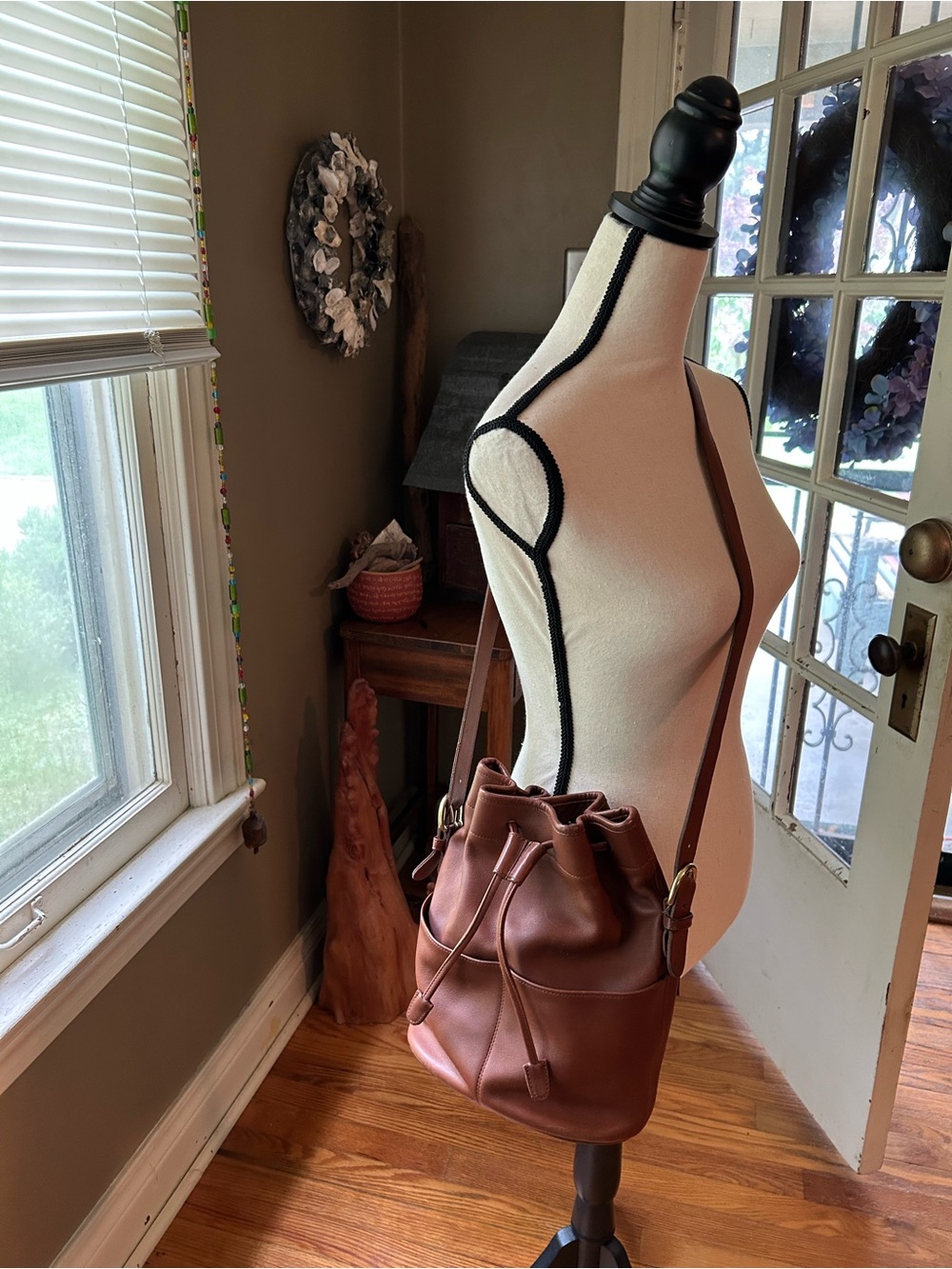 Vintage Coach bucket bag